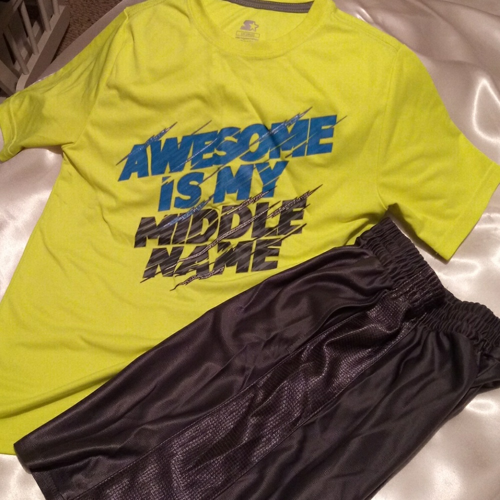 Boys Starter 2-piece Shirt & Short Set